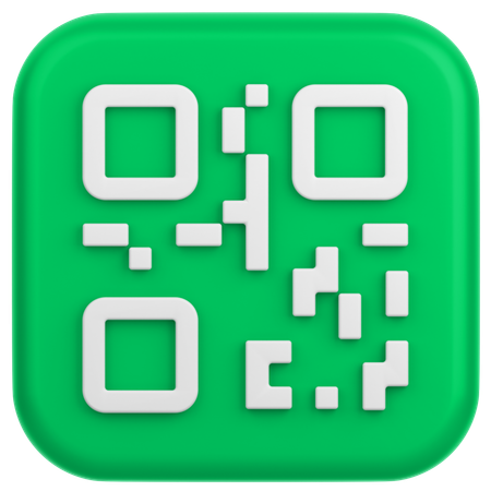 Escanear código QR  3D Icon