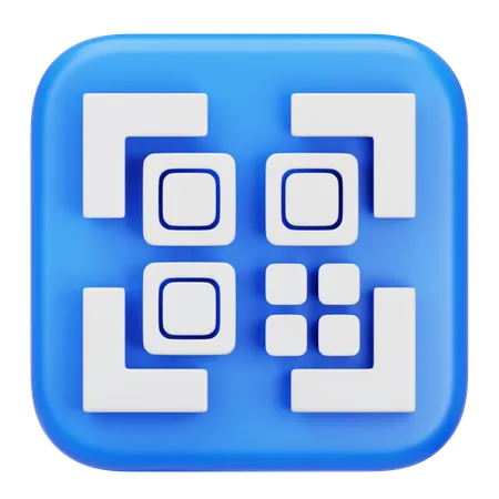 Digitalizar código qr  3D Icon