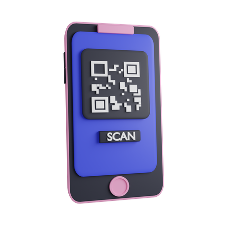 Escanear código QR  3D Icon