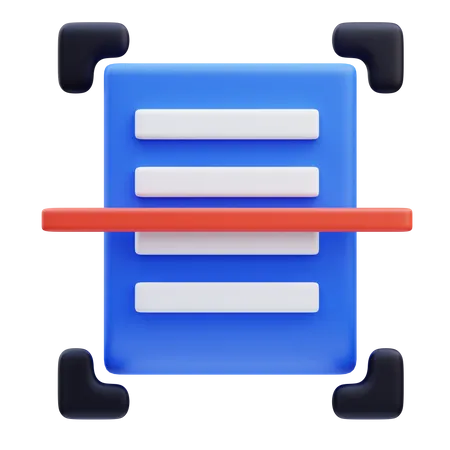 Escanear documento  3D Icon