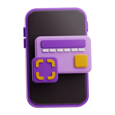 Escanear tarjeta  3D Icon