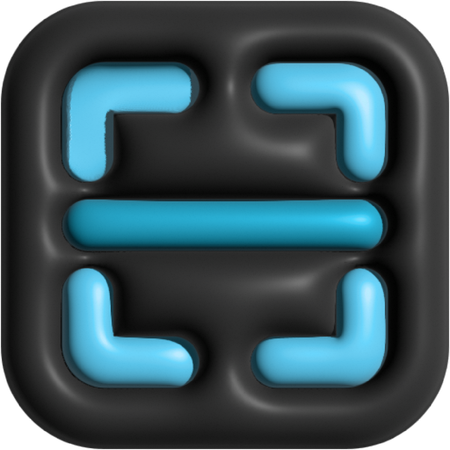 Escanear  3D Icon