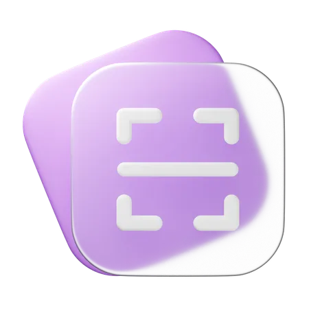 Escanear  3D Icon