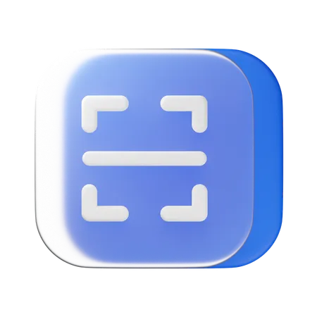 Escanear  3D Icon