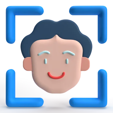 Escaneo facial  3D Icon