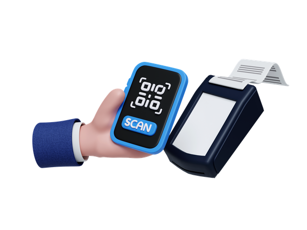 Escaneo de codigo qr  3D Icon
