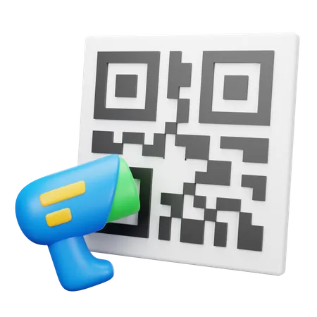 Escaneo de codigo qr  3D Icon