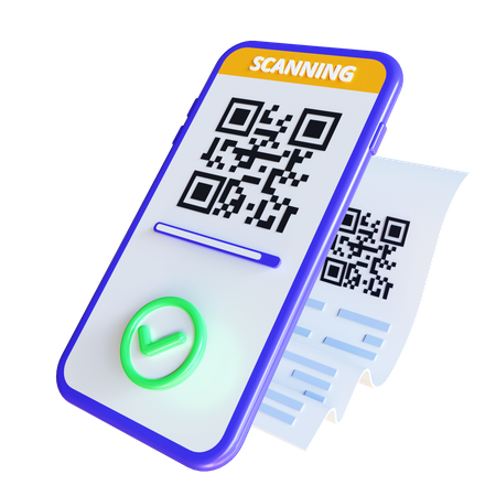 Escaneo de codigo qr  3D Icon