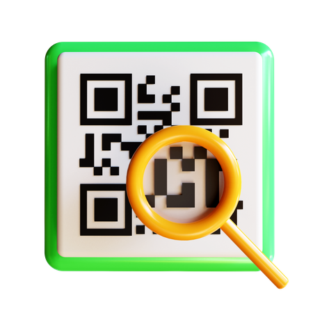 Escaneo de codigo qr  3D Icon