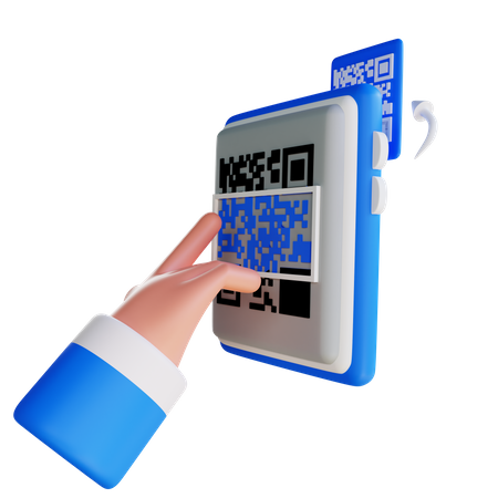 Escaneo de código QR  3D Icon