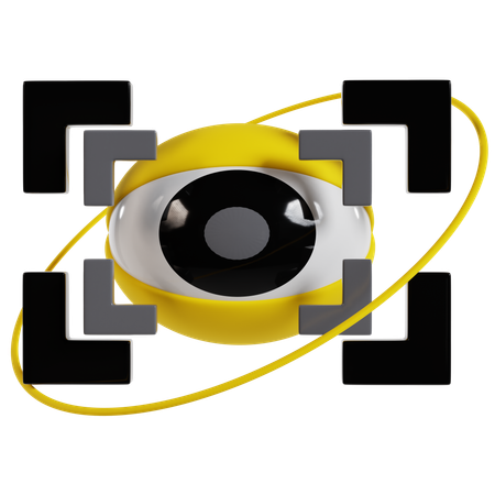 Escaneo ocular metaverso  3D Icon