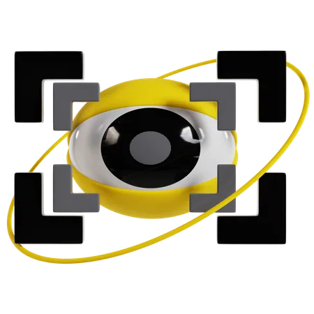 Escaneo ocular metaverso  3D Icon