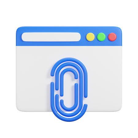 Escaneo de seguridad del sitio web  3D Icon