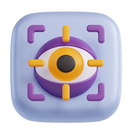 Escaneo ocular  3D Icon