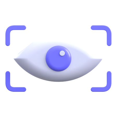 Escaneo ocular con inteligencia artificial  3D Icon