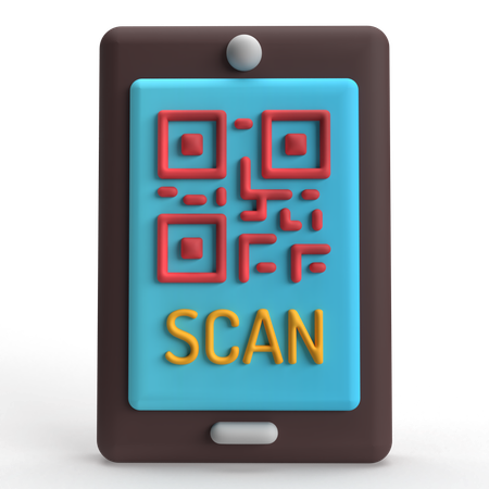 Escaneo QR  3D Icon