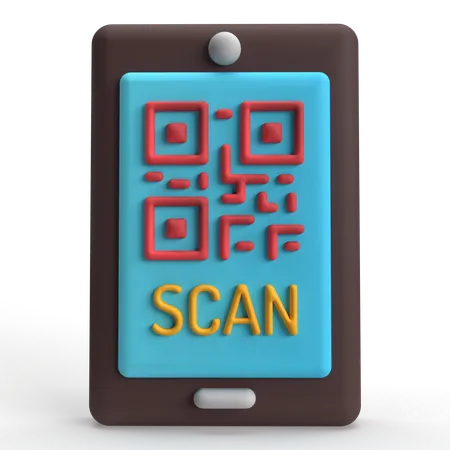 Escaneo QR  3D Icon