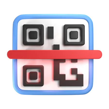 Escaneo QR  3D Icon