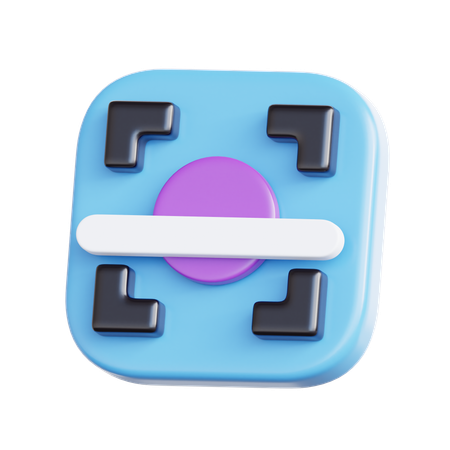 Escaneo virtual  3D Icon