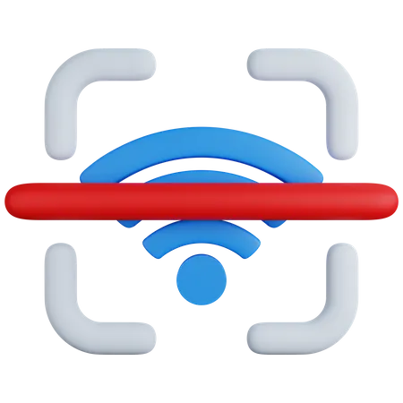 Escaneo wifi  3D Icon