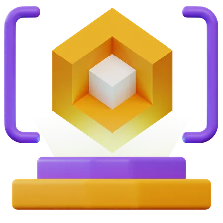 Escáner 3d  3D Icon