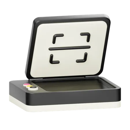 Escáner  3D Icon