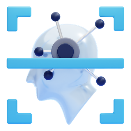 Escáner de percepción  3D Icon