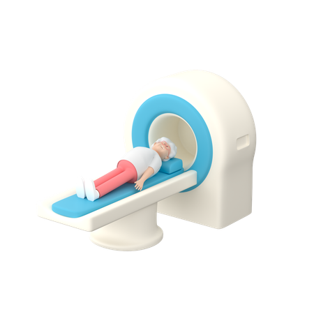 Escáner de resonancia magnética  3D Icon