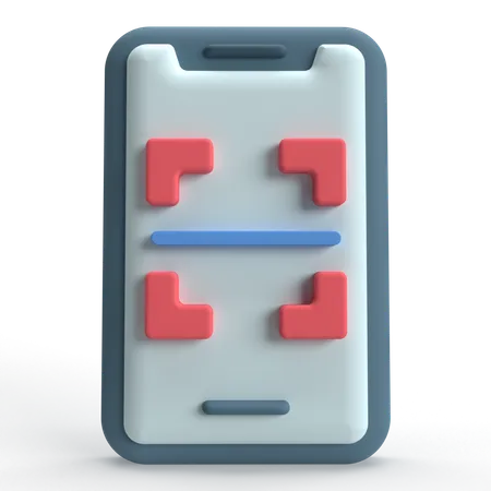 Escáner móvil  3D Icon