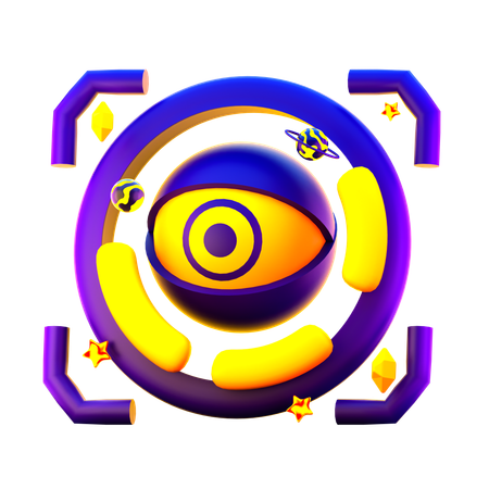 Escáner ocular  3D Icon