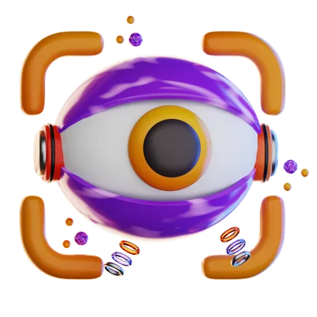 Escáner ocular  3D Icon