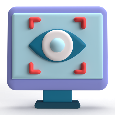 Escáner ocular  3D Icon