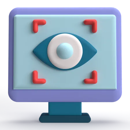 Escáner ocular  3D Icon