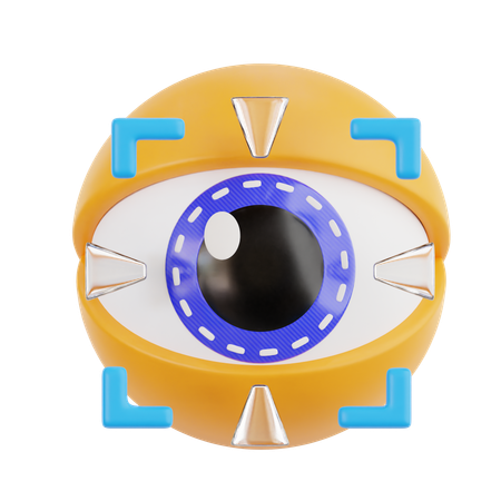 Escáner ocular  3D Icon