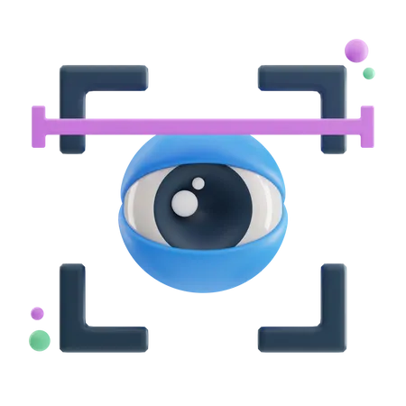 Escáner ocular  3D Icon