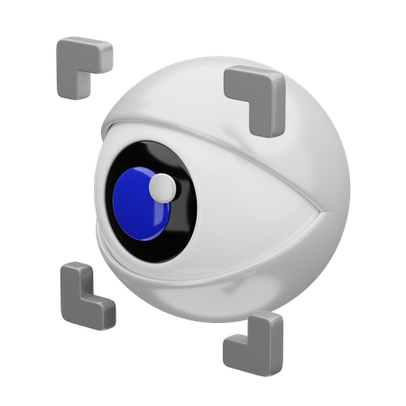 Escáner ocular  3D Icon