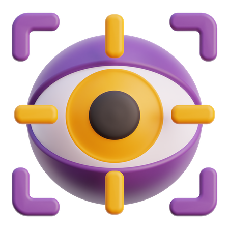 Escáner ocular  3D Icon