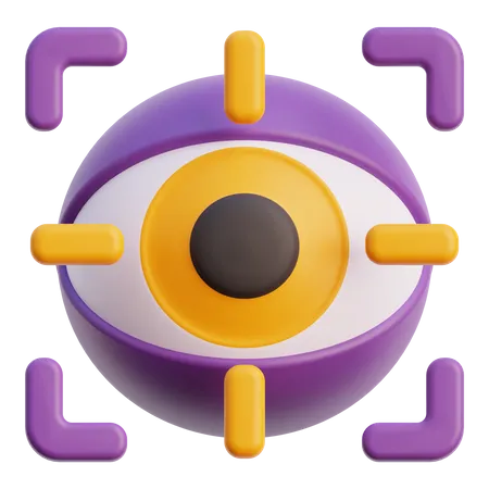 Escáner ocular  3D Icon