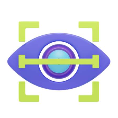 Escáner ocular  3D Icon