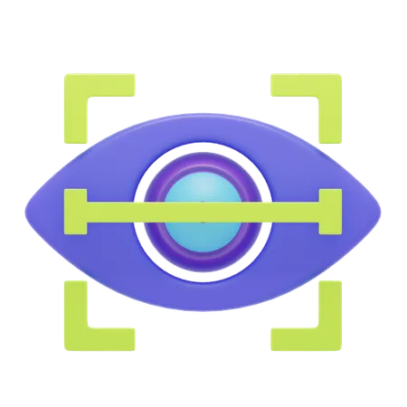 Escáner ocular  3D Icon