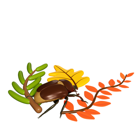 Escarabajo  3D Icon