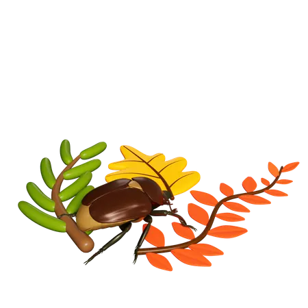 Escarabajo  3D Icon