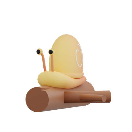 Escargot  3D Illustration