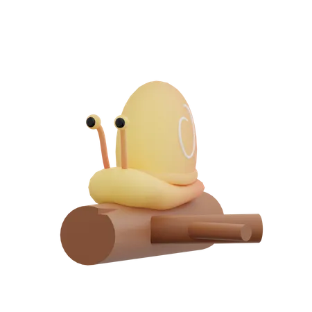 Escargot  3D Illustration