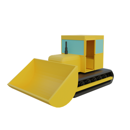 Escavadeira  3D Icon