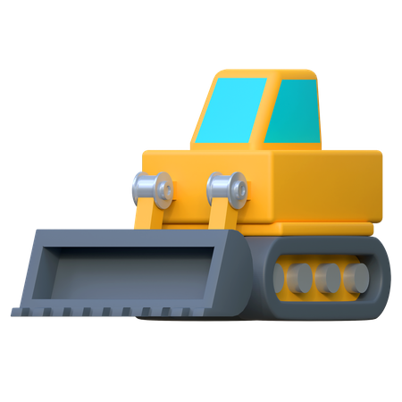 Escavadeira  3D Icon