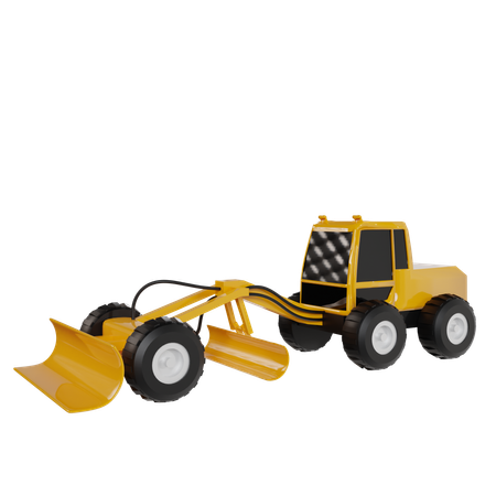 Escavadeira  3D Icon