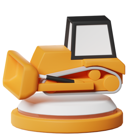 Escavadeira  3D Icon