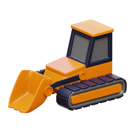 Escavadeira  3D Icon