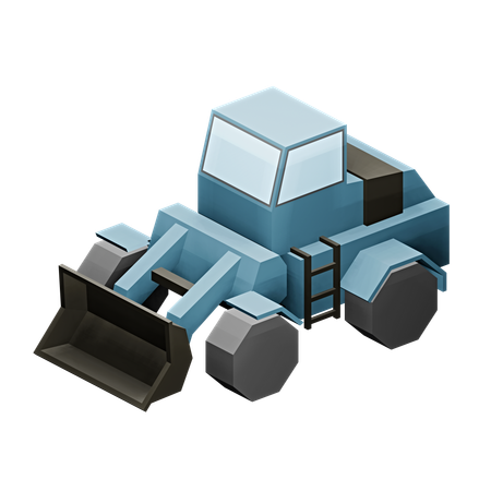 Escavadeira  3D Icon